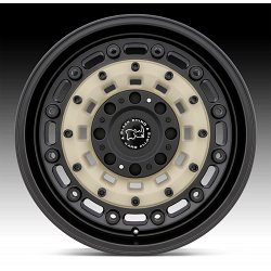 Black Rhino Arsenal Sand on Black Custom Truck Wheels 3